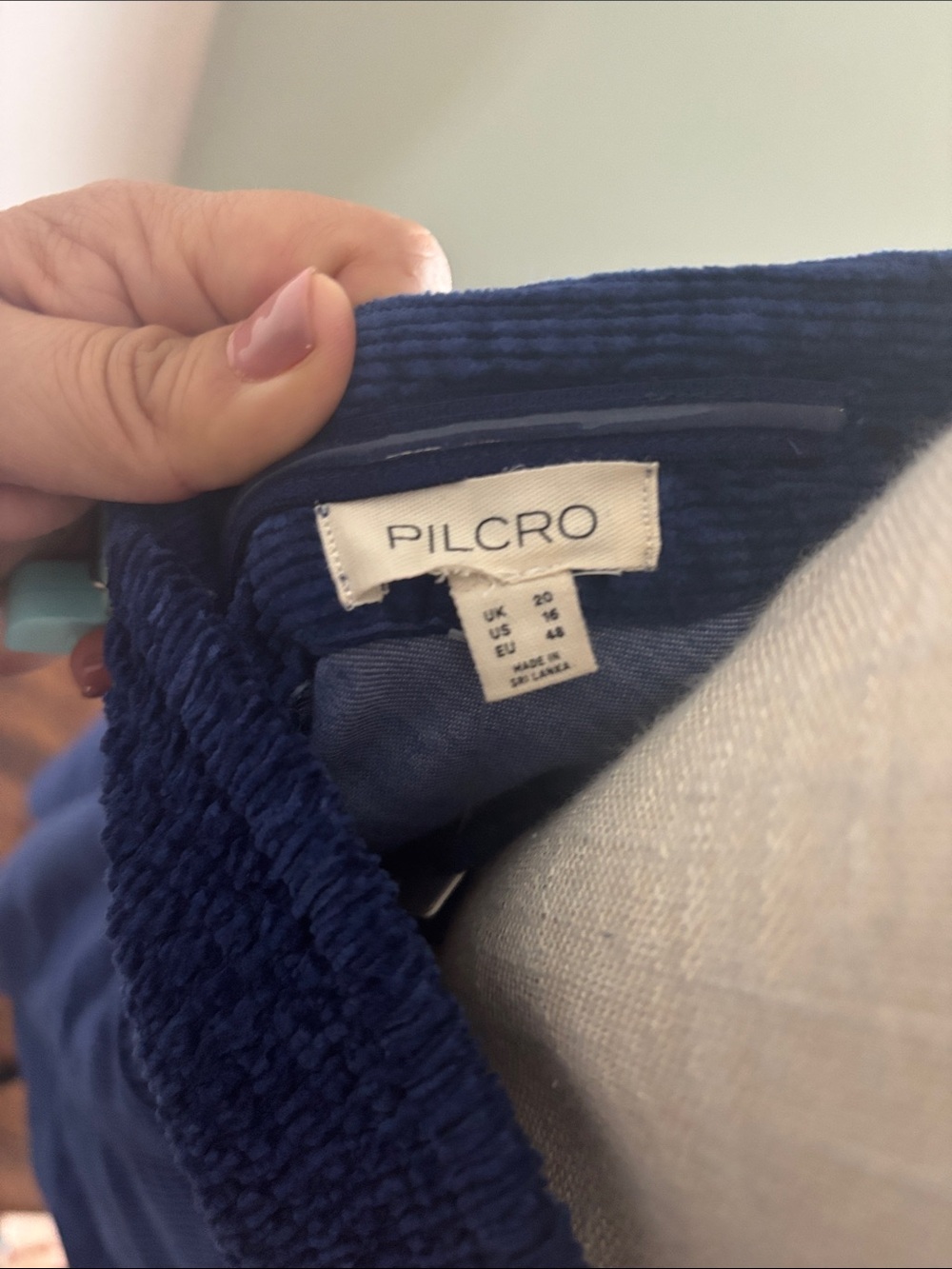 Pilcro Strapless Navy Midi Dress - Picture 7 of 14